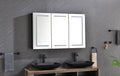 48 x 30 inch LED Lighted Bathroom Medicine Cabinet with Mirror, Sockets, Dimmable, Anti Fog