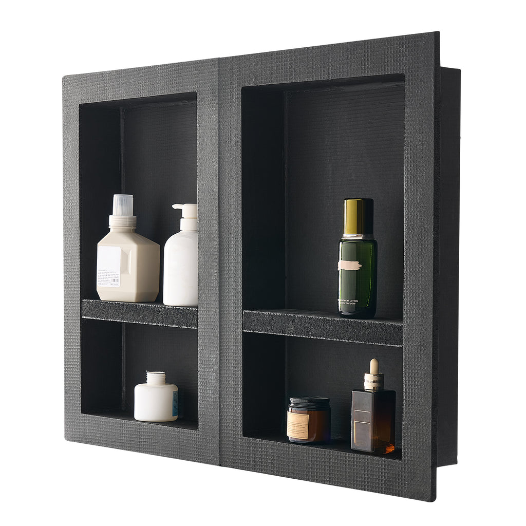 Shower Niche 16"x 24" 16"x 24"Recessed Wall Organizer for Bathroom