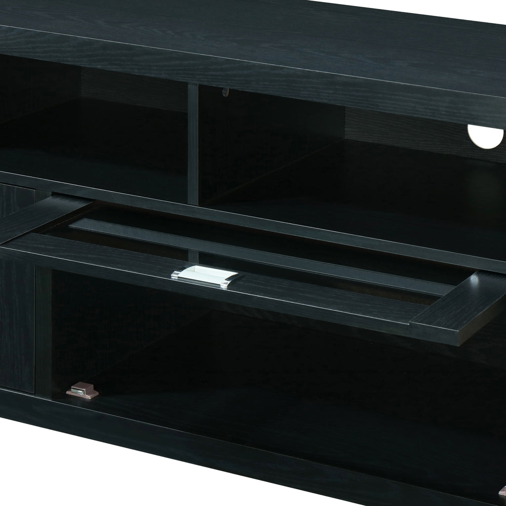 Durbin TV Stand for TVs up to 65in, Black