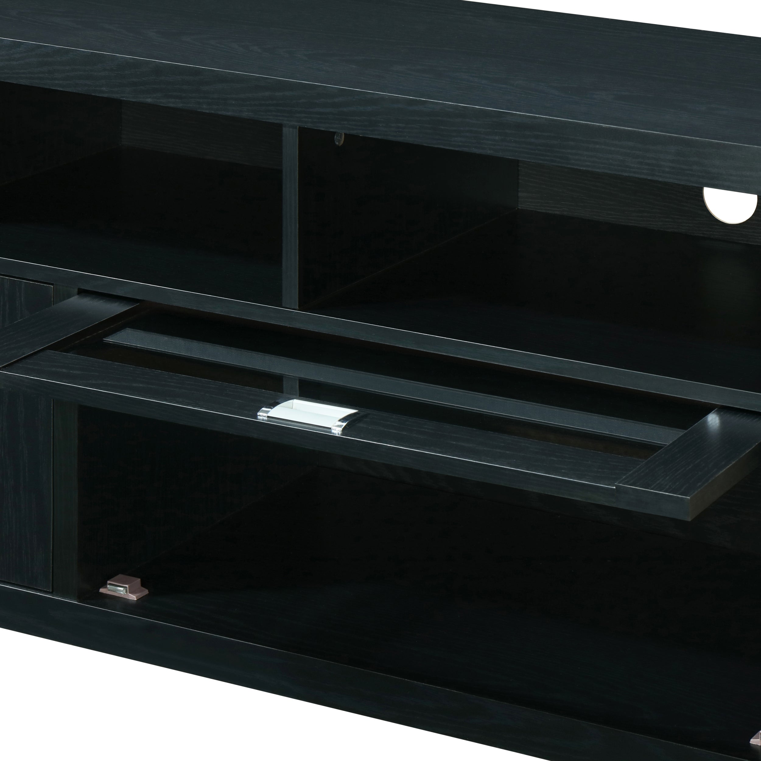 Durbin TV Stand for TVs up to 65in, Black