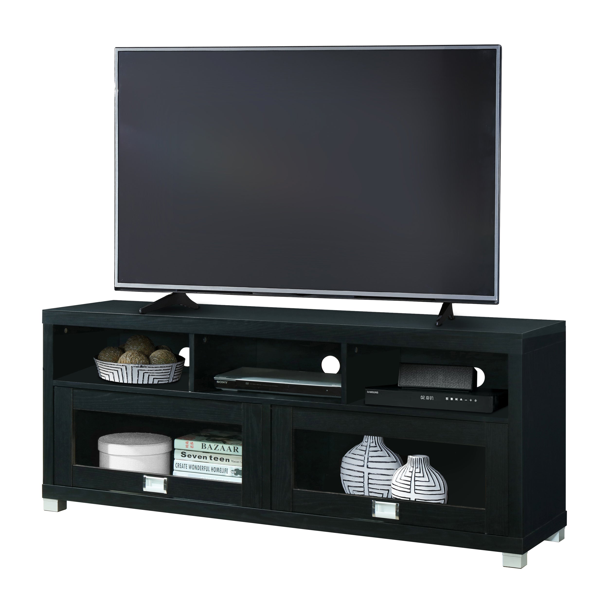 Durbin TV Stand for TVs up to 65in, Black