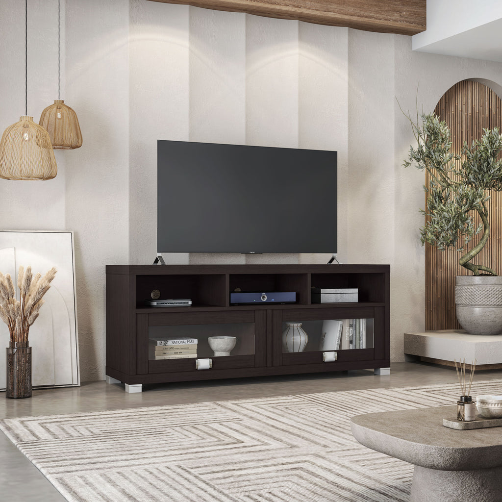 Durbin TV Stand for TVs up to 65in, Espresso