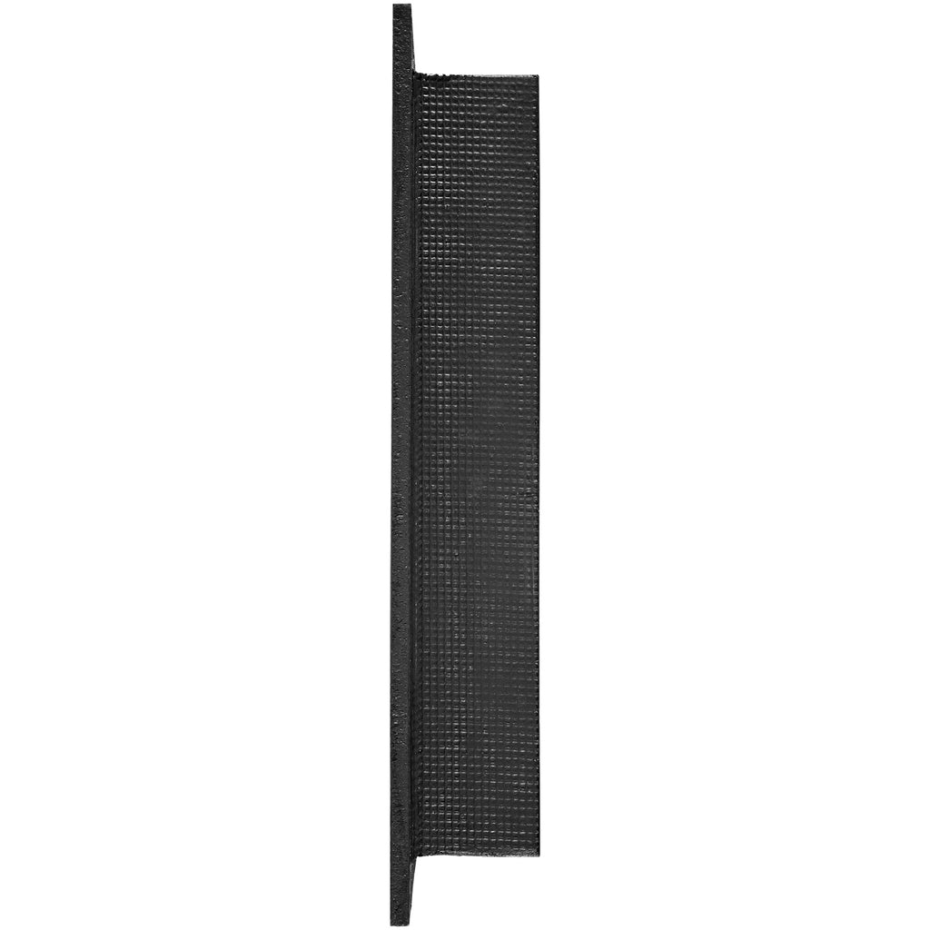 Shower Niche Ready for Tile 16" x 24", Double Shelf Organizer, Square Corners Wall inserted Niche Recessed, Sealed Protection Modern Soap Storage Niche for Shower Bathroom, Black