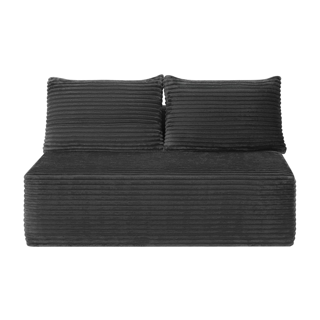 58 inch 2 seat median longue with plush grey velvet, cup holder, flexible matching, mainly for living room use.