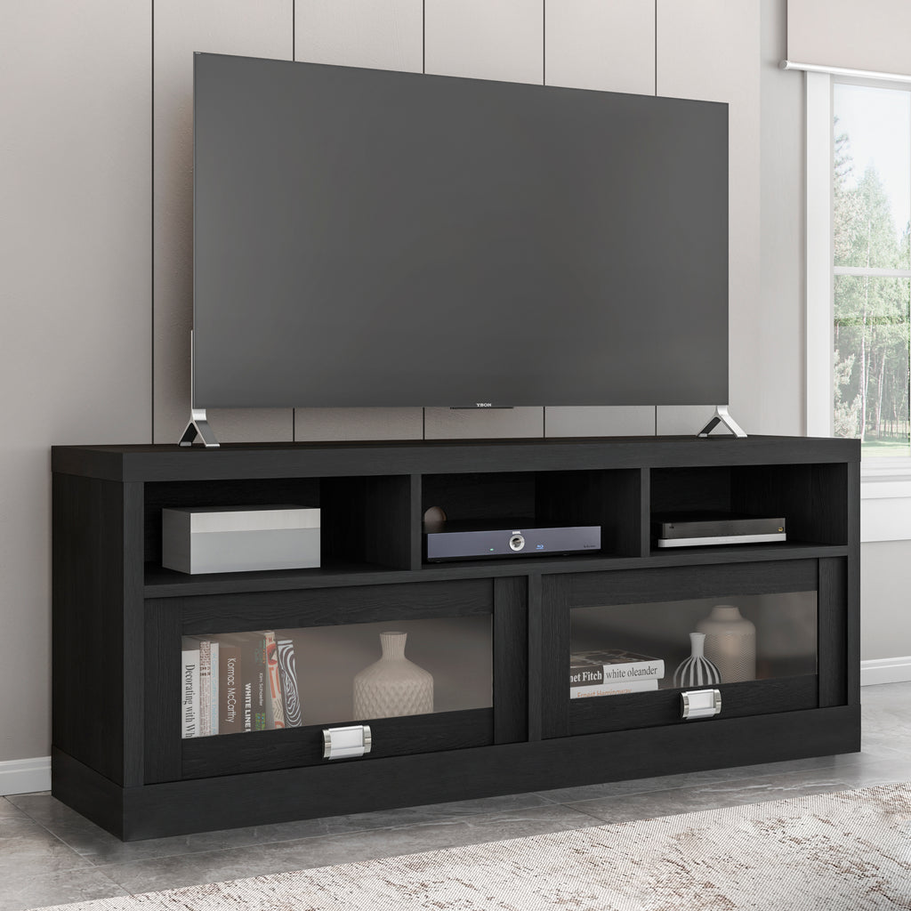 Durbin TV Stand for TVs up to 65in, Black