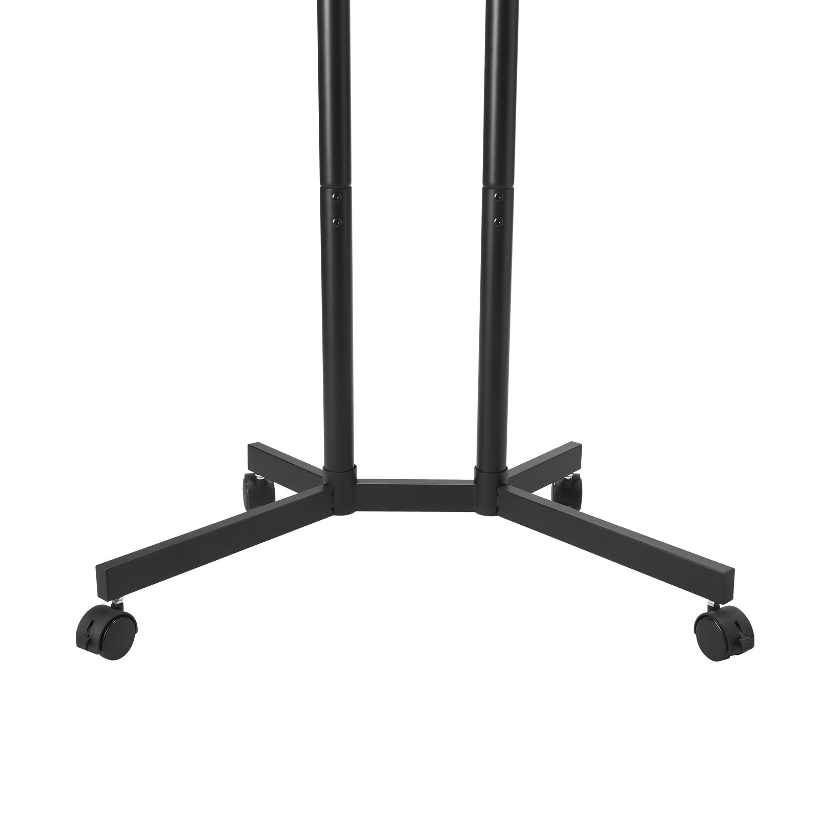 Rolling TV Stand, Mobile TV Cart for 32 65 Inch Screens, Height Adjustable, Portable Monitor Stand with Wheels Holds up to 88 lbs for Living Room, Bedroom, Office, Outdoor, Max VESA 400x400mm