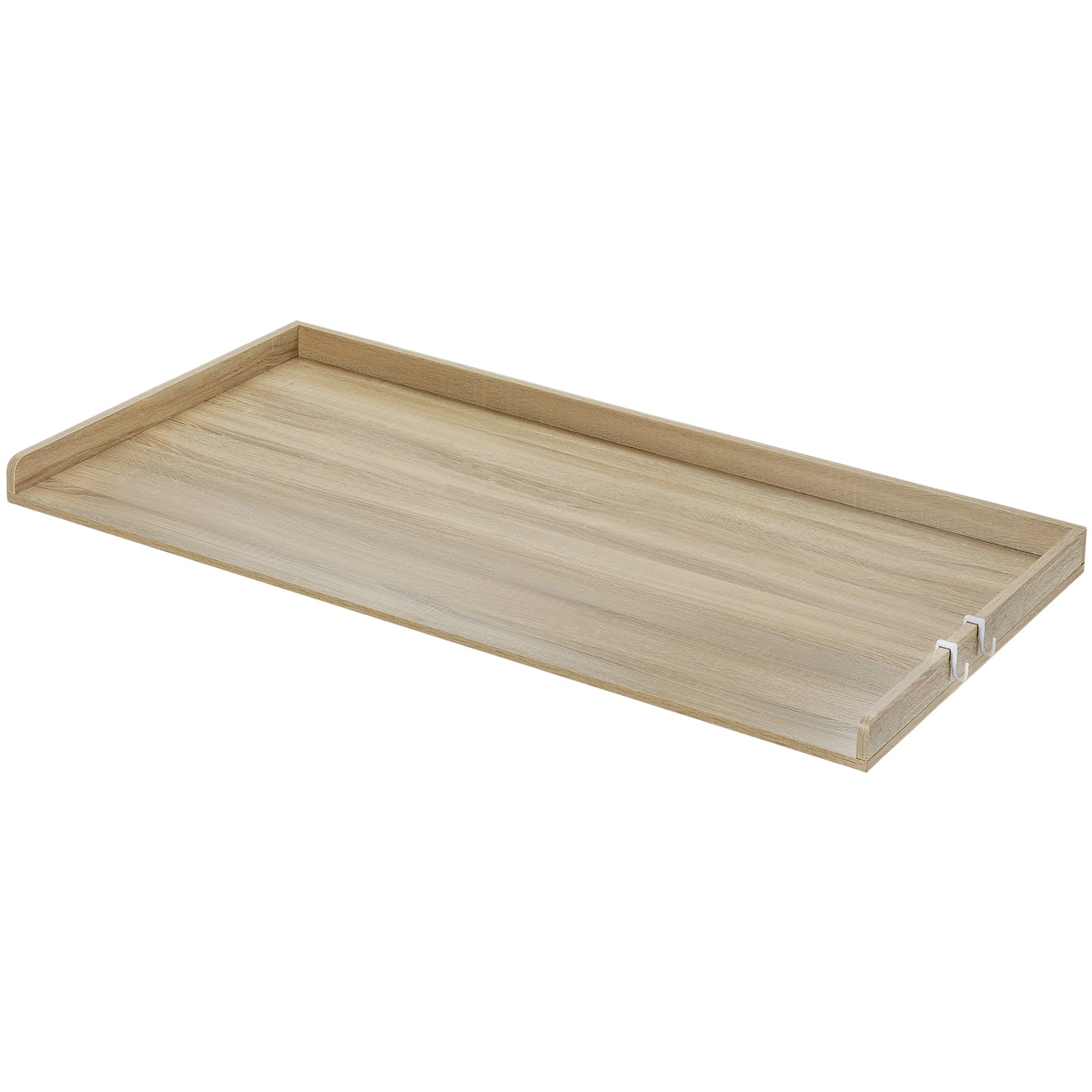 Washer Dryer Countertop, 54" x 27" Wooden Washer and Dryer Countertop, Water Resistant Laundry Machine Topper Cover with Anti Slip Pads, for Laundry Room Organization and Storage, Oak