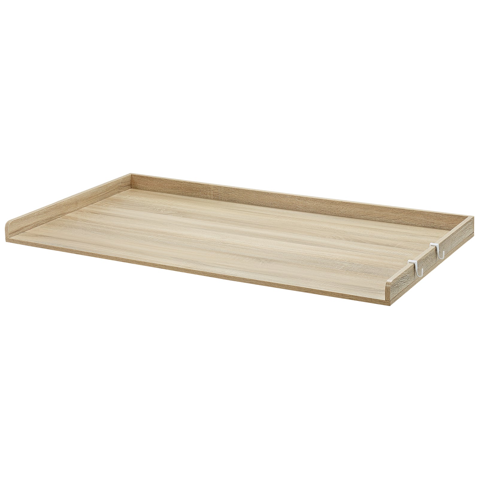 Washer Dryer Countertop, 54" x 27" Wooden Washer and Dryer Countertop, Water Resistant Laundry Machine Topper Cover with Anti Slip Pads, for Laundry Room Organization and Storage, Oak