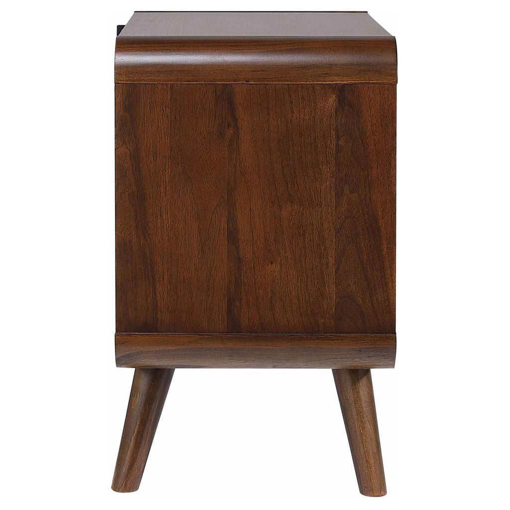 Dark Walnut 2 drawer Nightstand