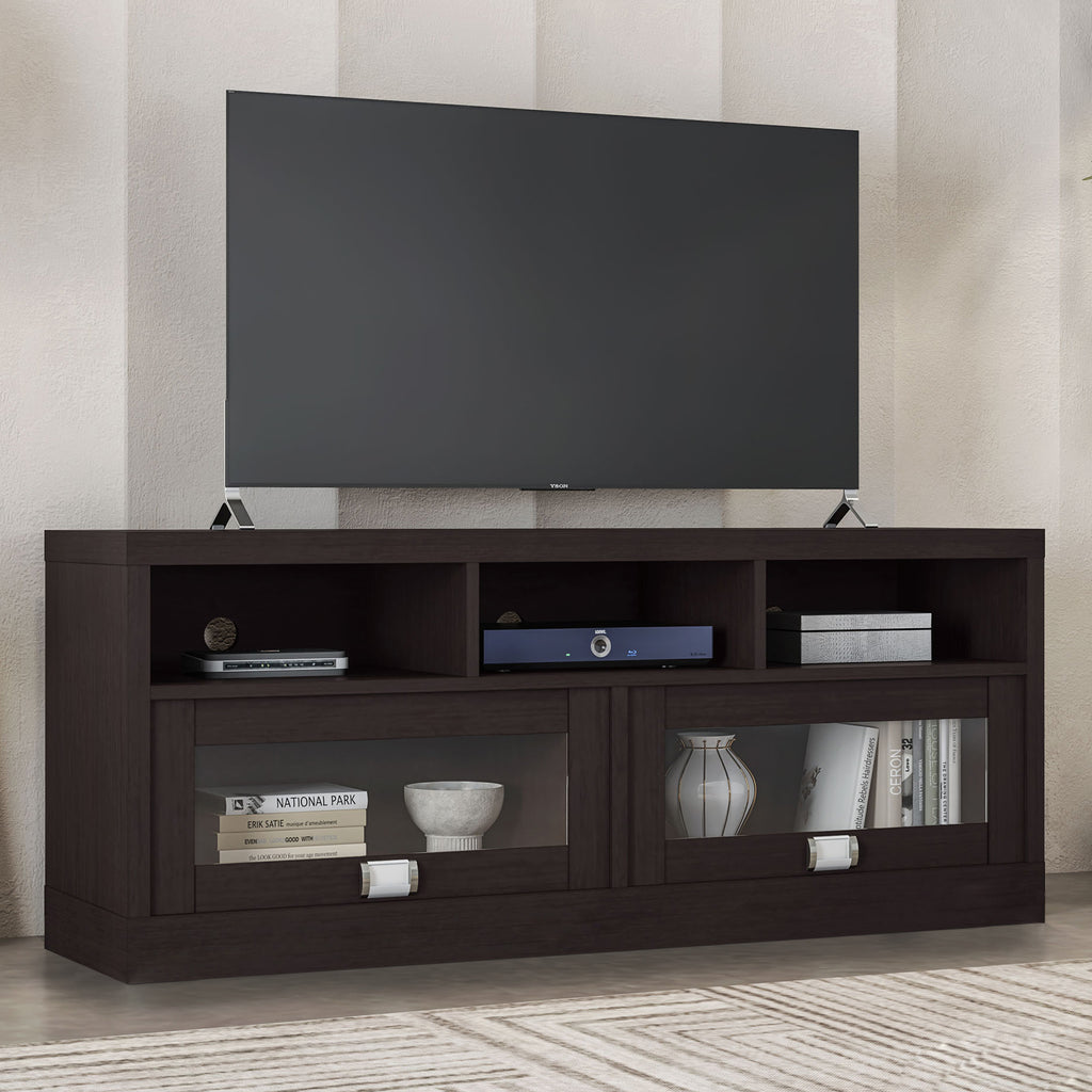 Durbin TV Stand for TVs up to 65in, Espresso