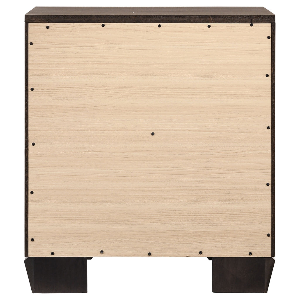 Tomasina Washed Taupe 2 Drawer Rectangular Nightstand