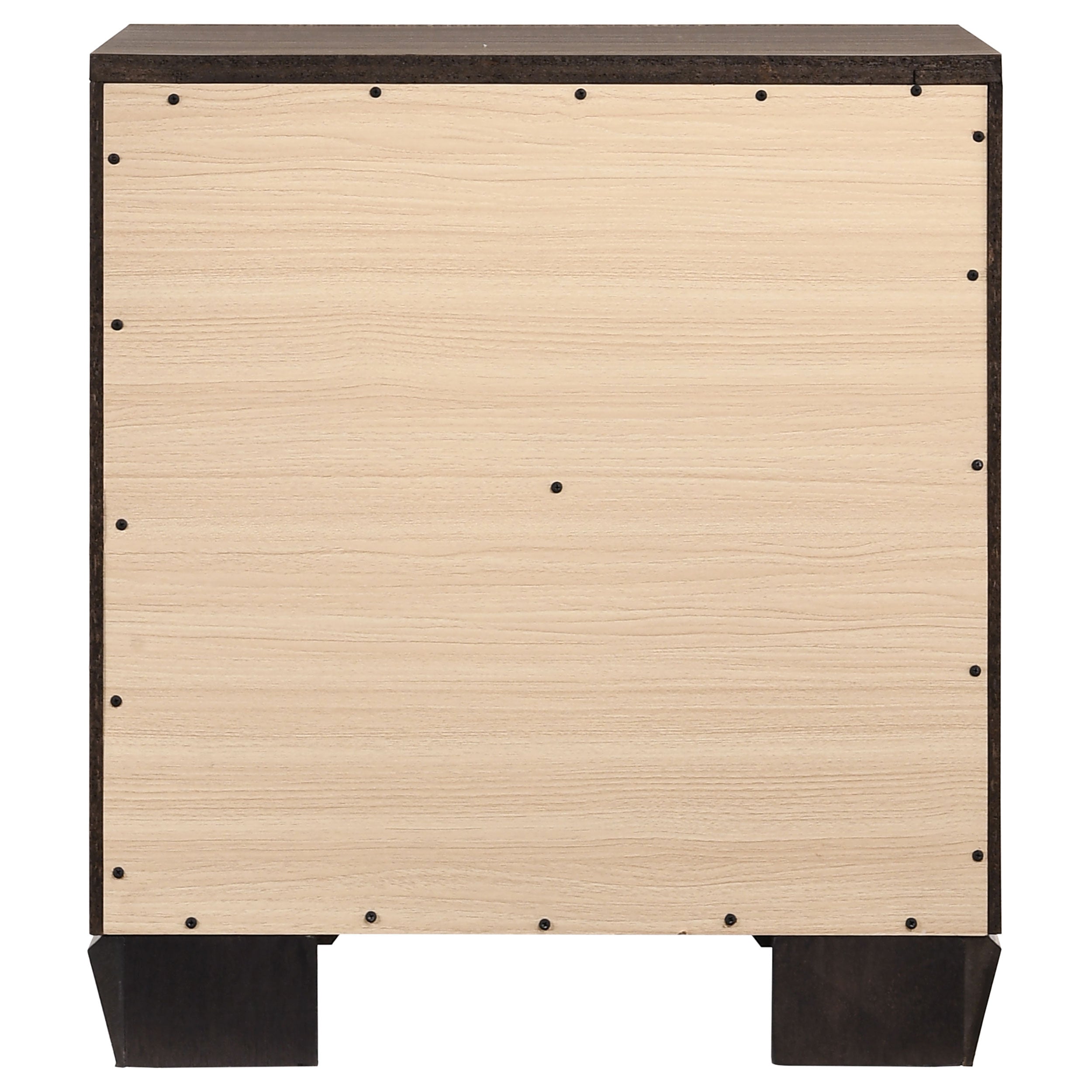 Tomasina Washed Taupe 2 Drawer Rectangular Nightstand