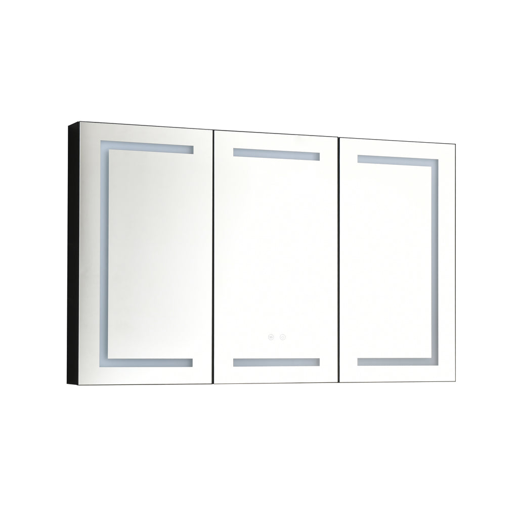 48 x 30 inch LED Lighted Bathroom Medicine Cabinet with Mirror, Sockets, Dimmable, Anti Fog