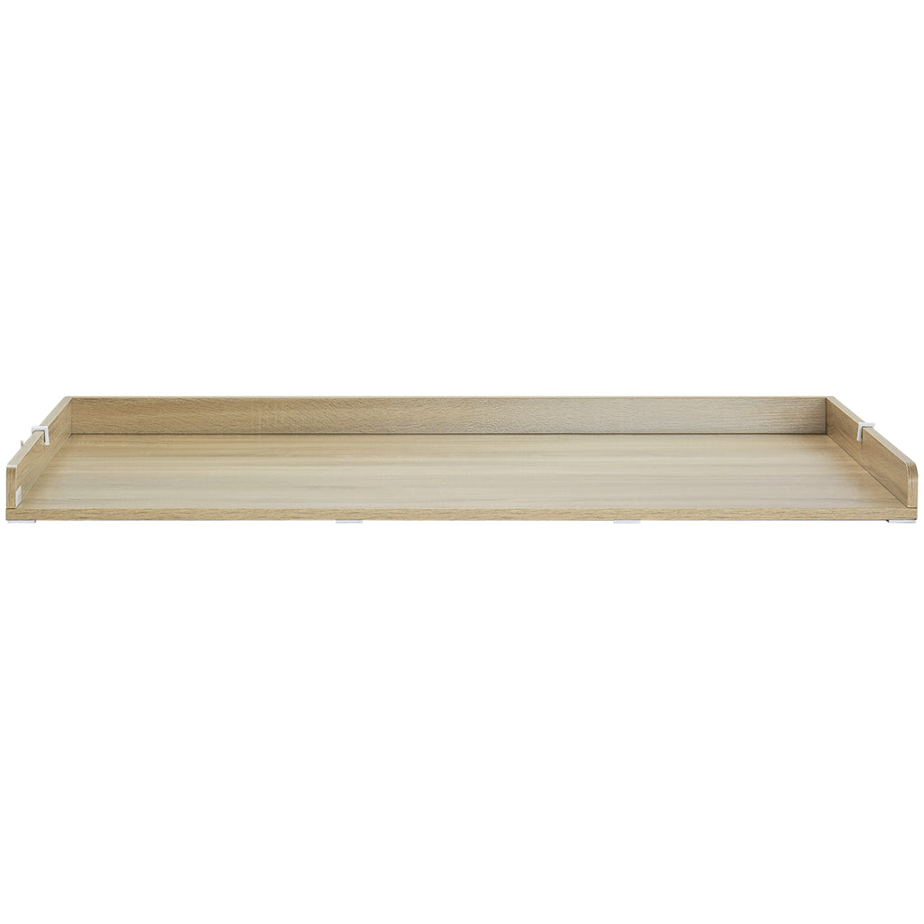 Washer Dryer Countertop, 54" x 27" Wooden Washer and Dryer Countertop, Water Resistant Laundry Machine Topper Cover with Anti Slip Pads, for Laundry Room Organization and Storage, Oak